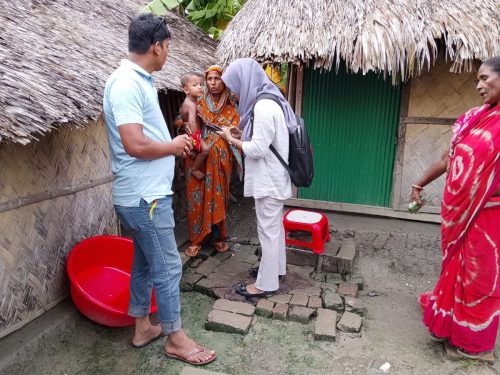 Hh Visit For Baseline Survey